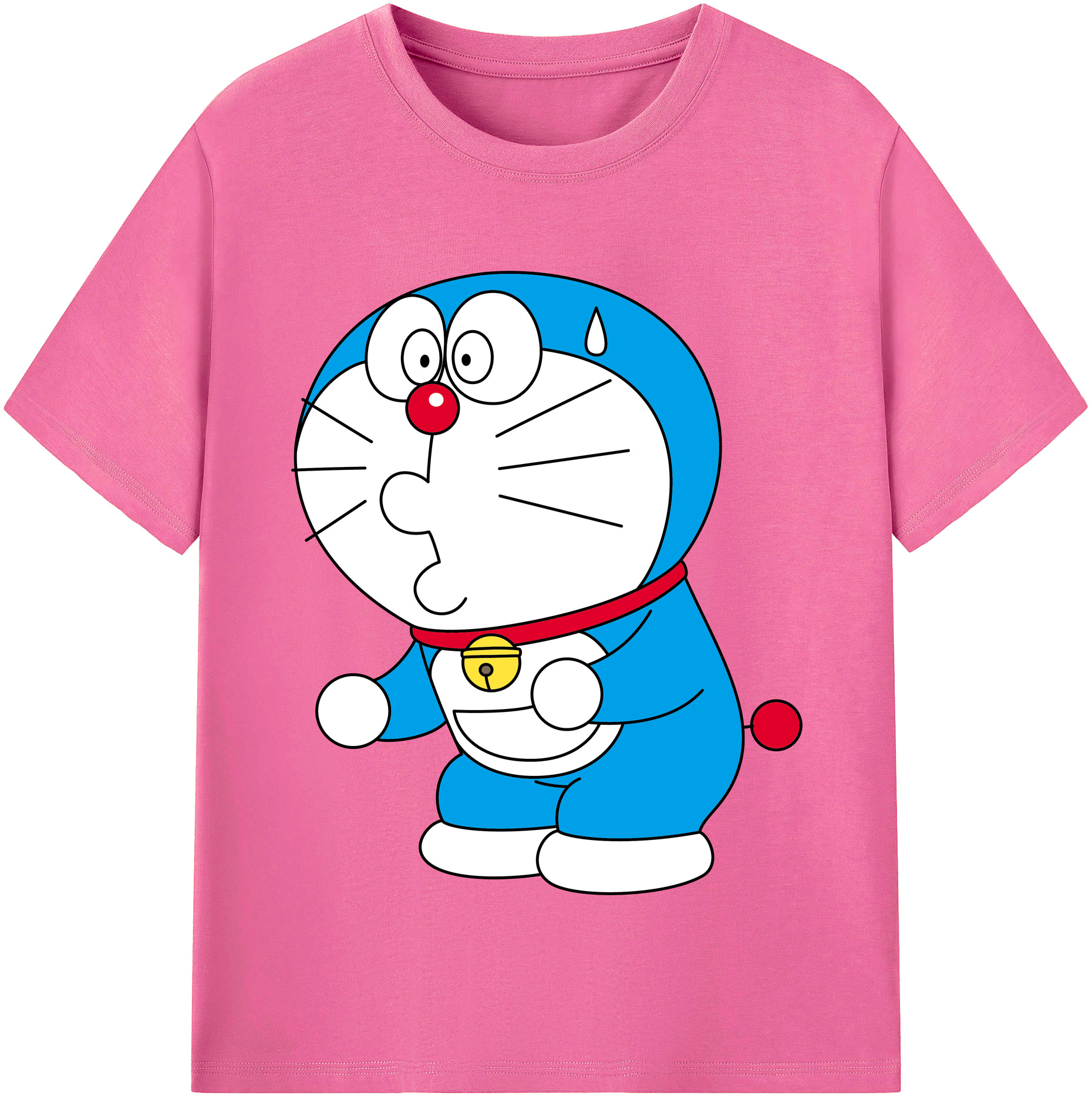 （画像用） ドラえもん Doraemon レディースカジュアルプリントTシャツ（綿100％）